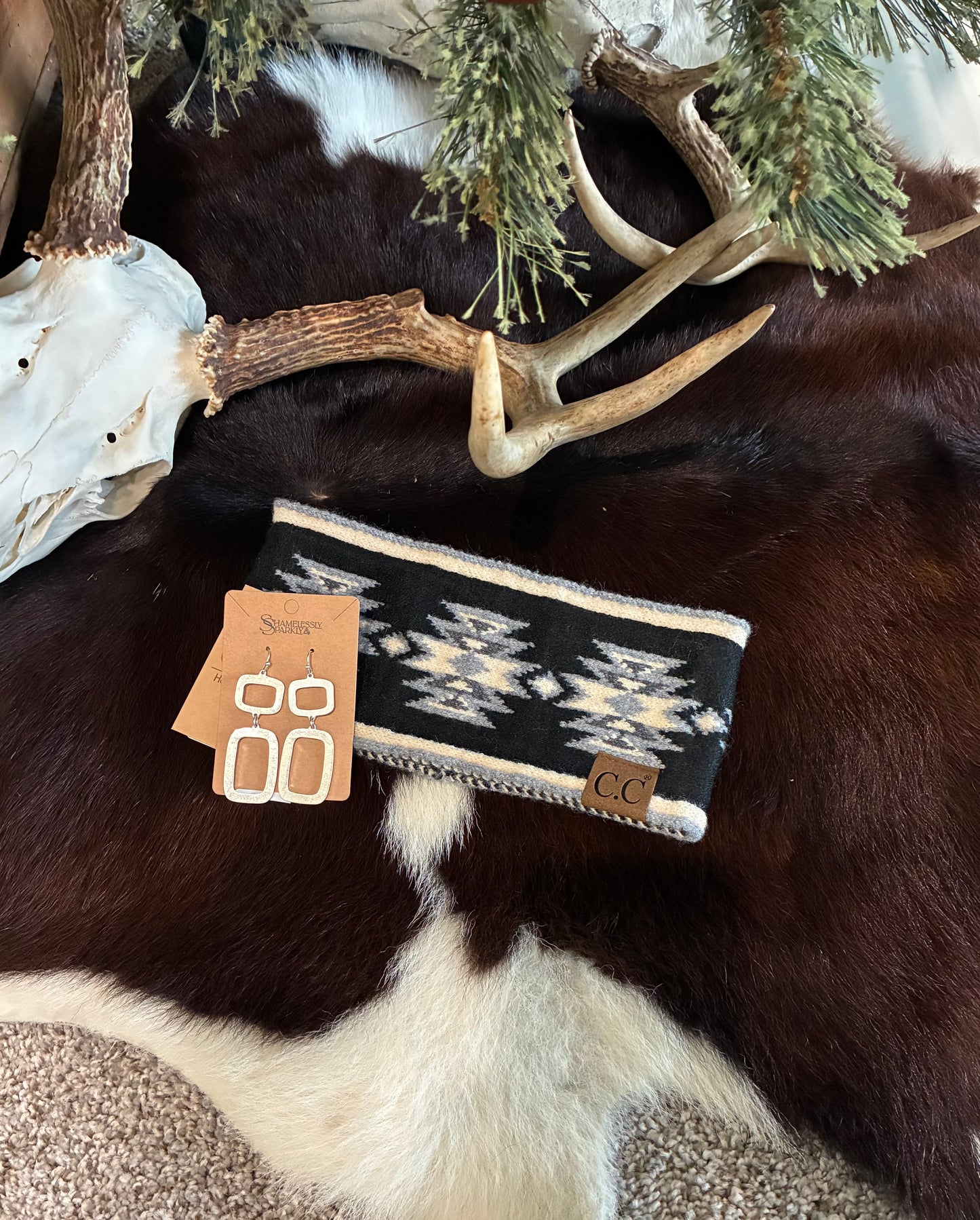 Aztec Print Ear Warmer