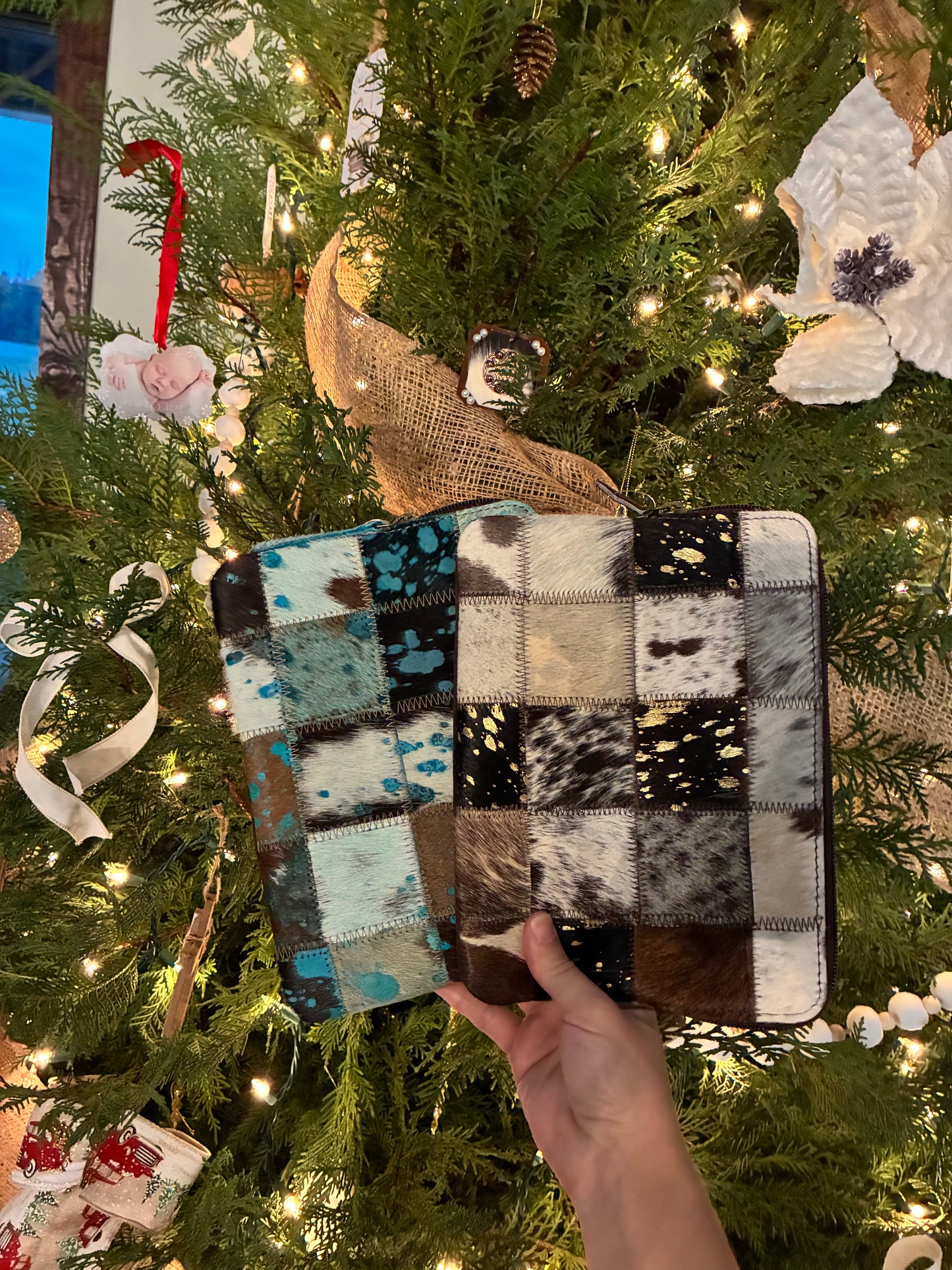 Cowhide Accessory Pouch