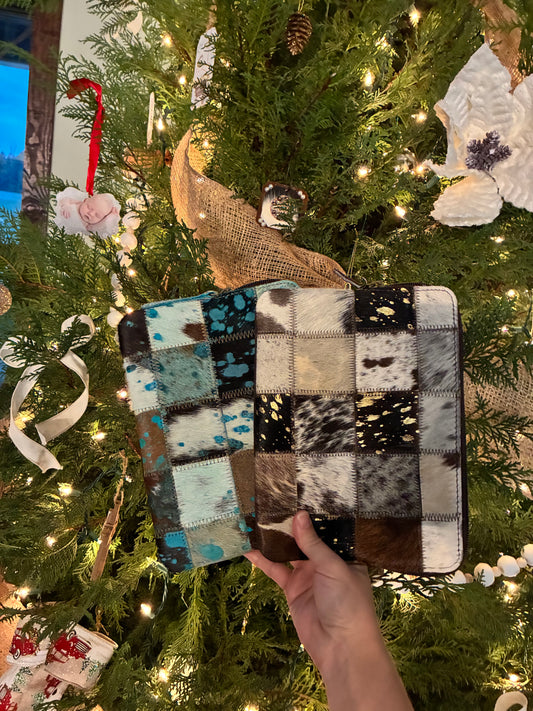 Cowhide Accessory Pouch