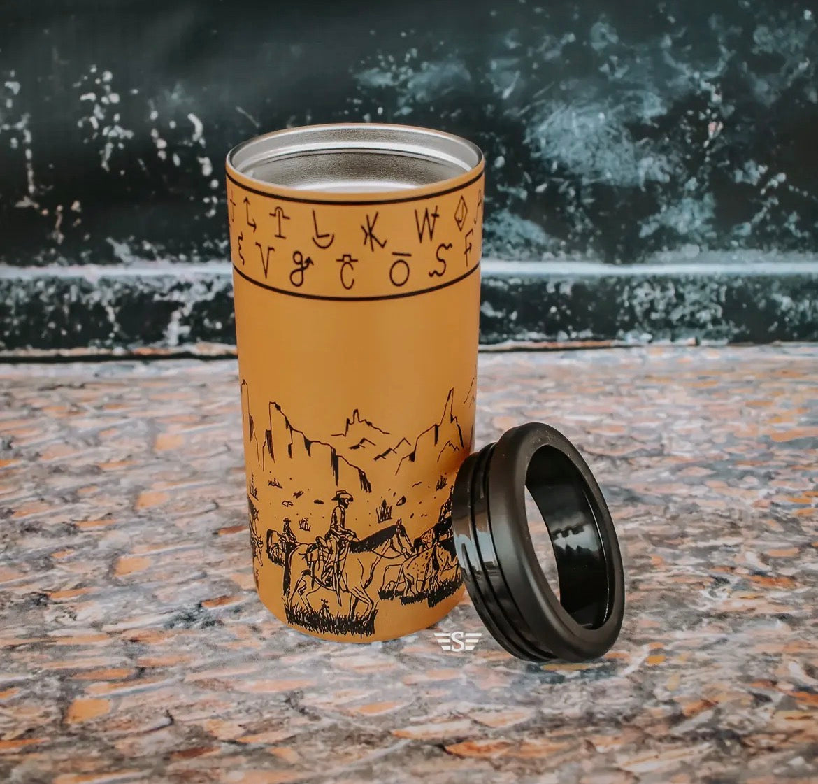 Cattle Drive Tall Can Cooler