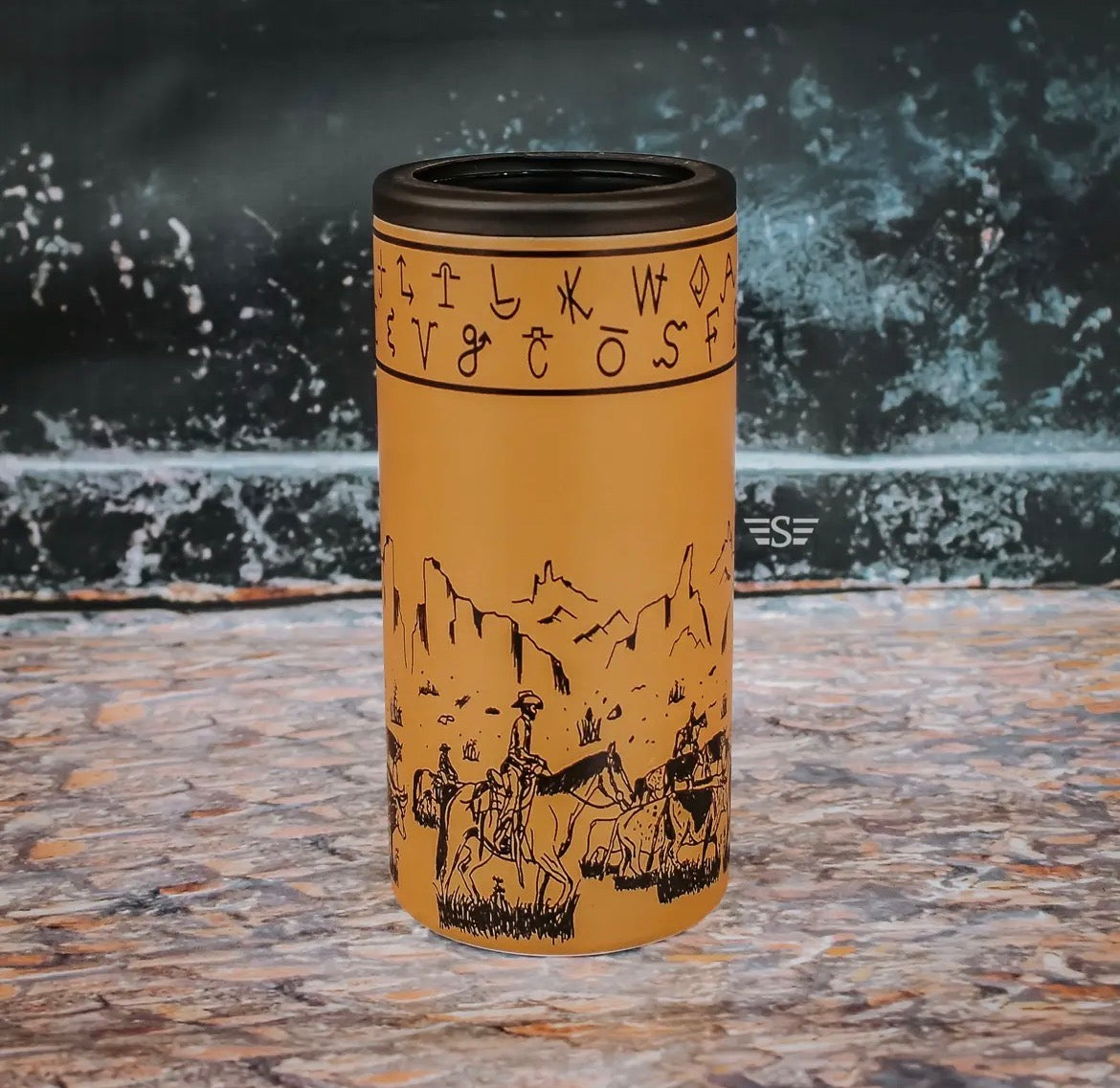 Cattle Drive Tall Can Cooler