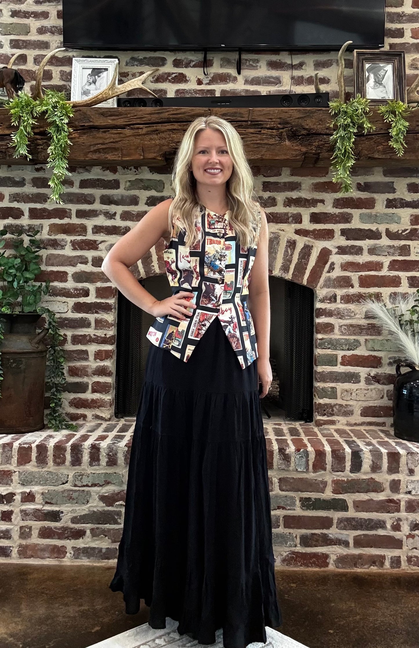 Tiered Maxi Skirt