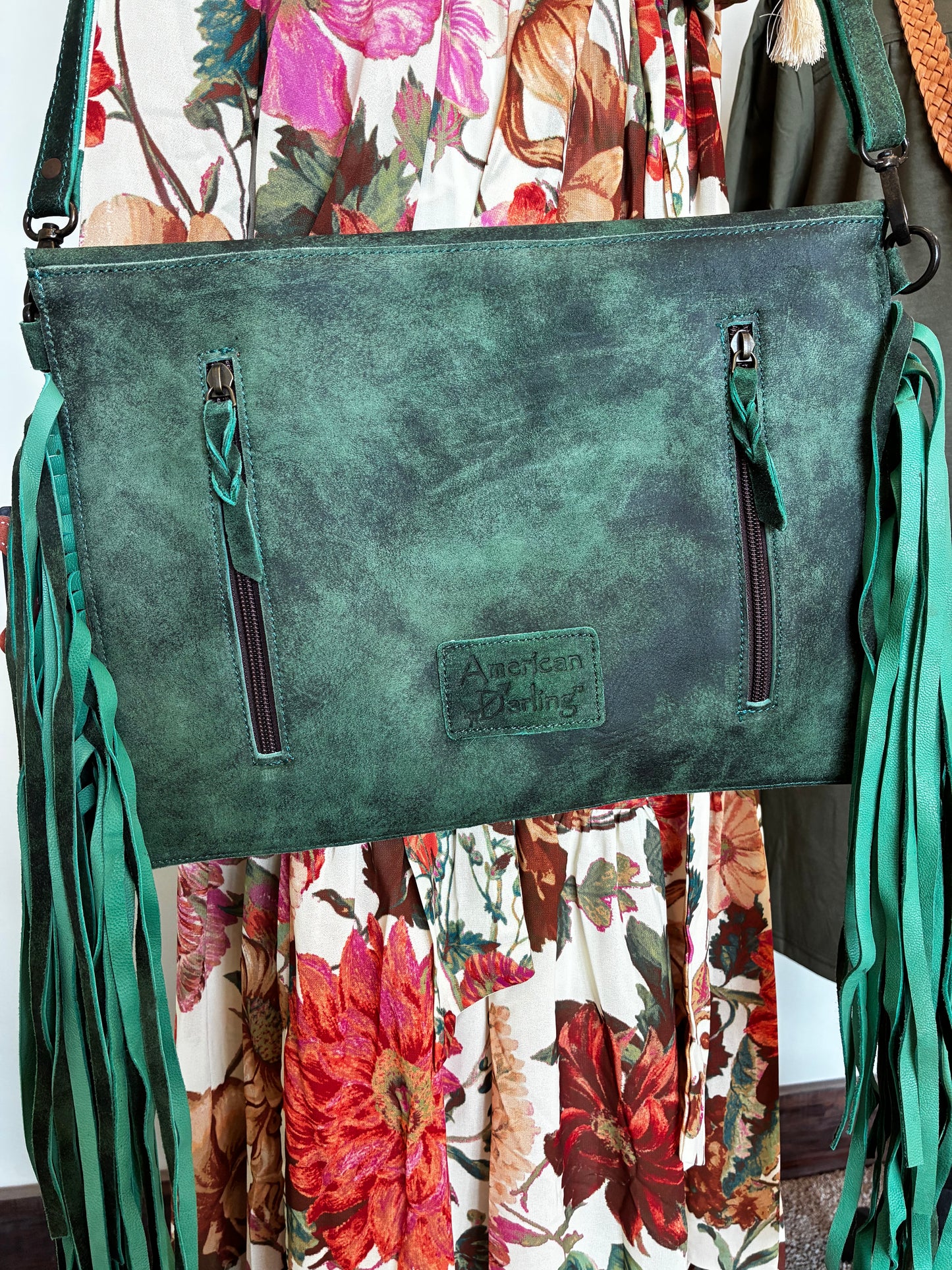 Green crossbody