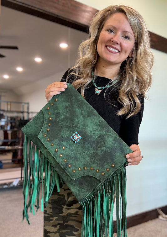Green crossbody