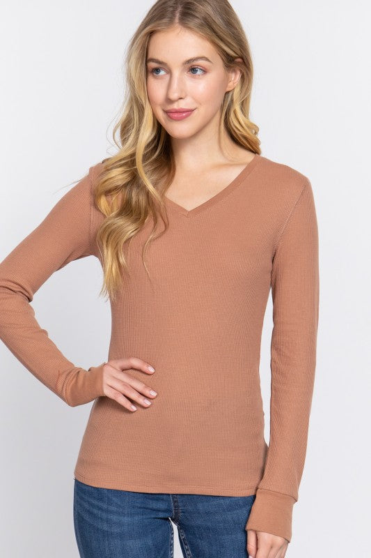 V-neck Thermal Top