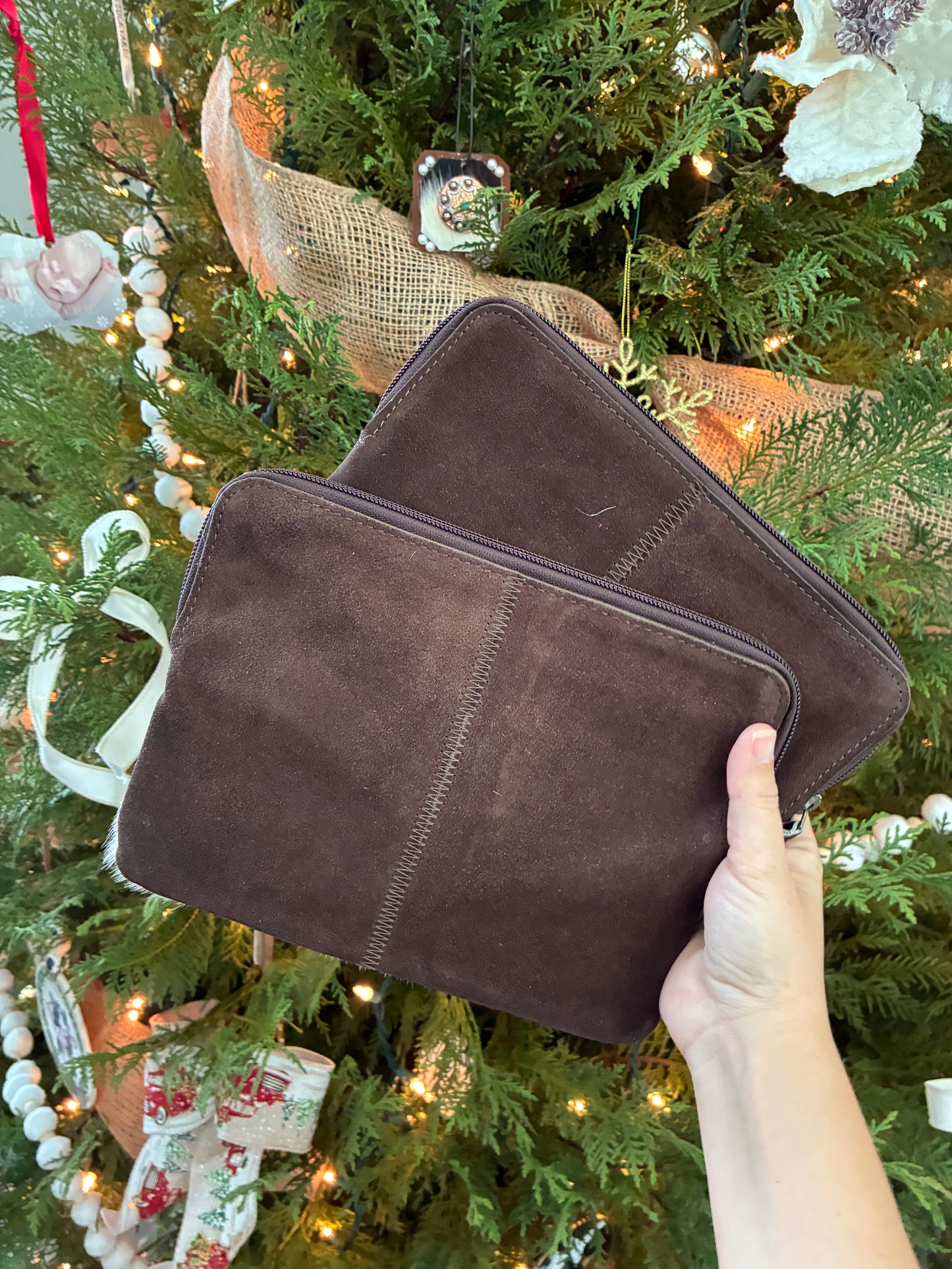 Cowhide Accessory Pouch