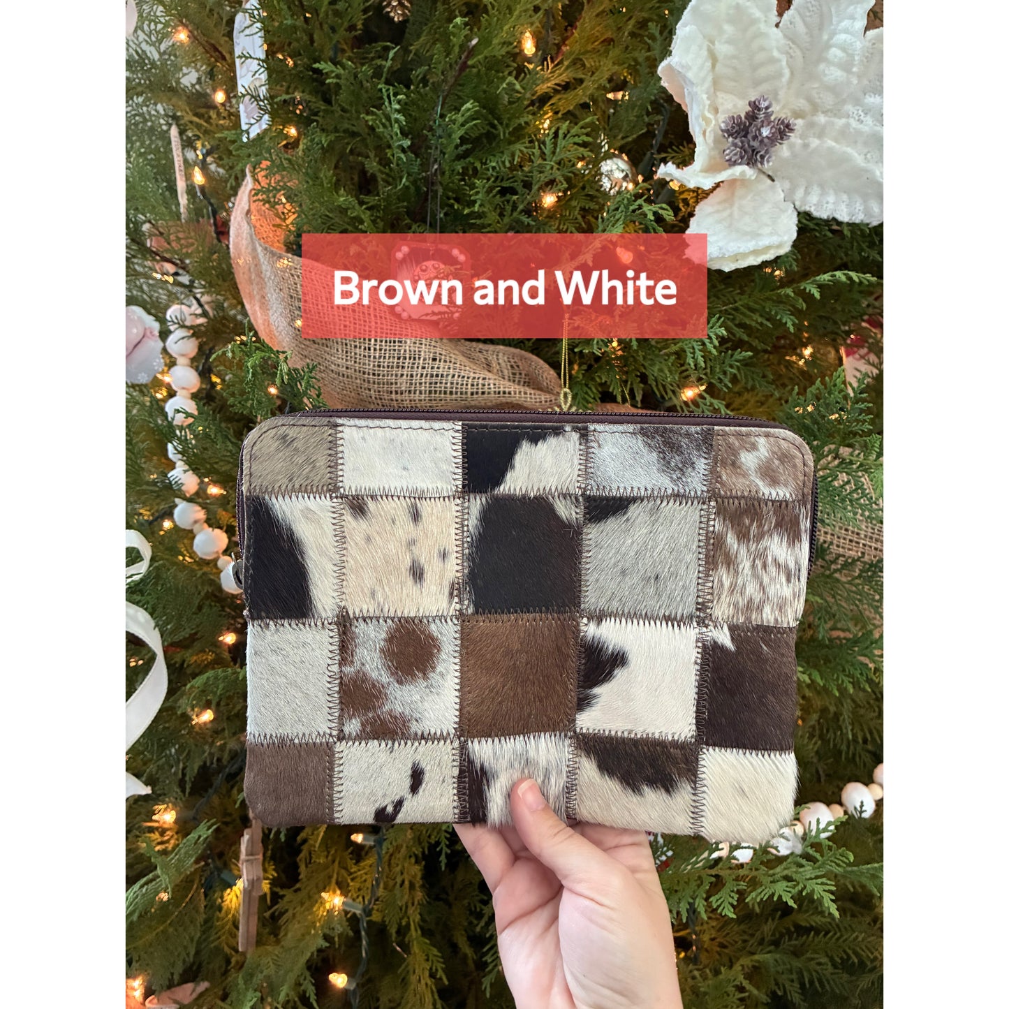 Cowhide Accessory Pouch